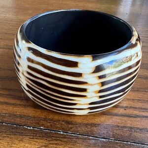 Monies Chunky Animal Print Bangle Bracelet